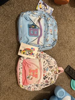 Bluey  and hello kitty mini backpack
