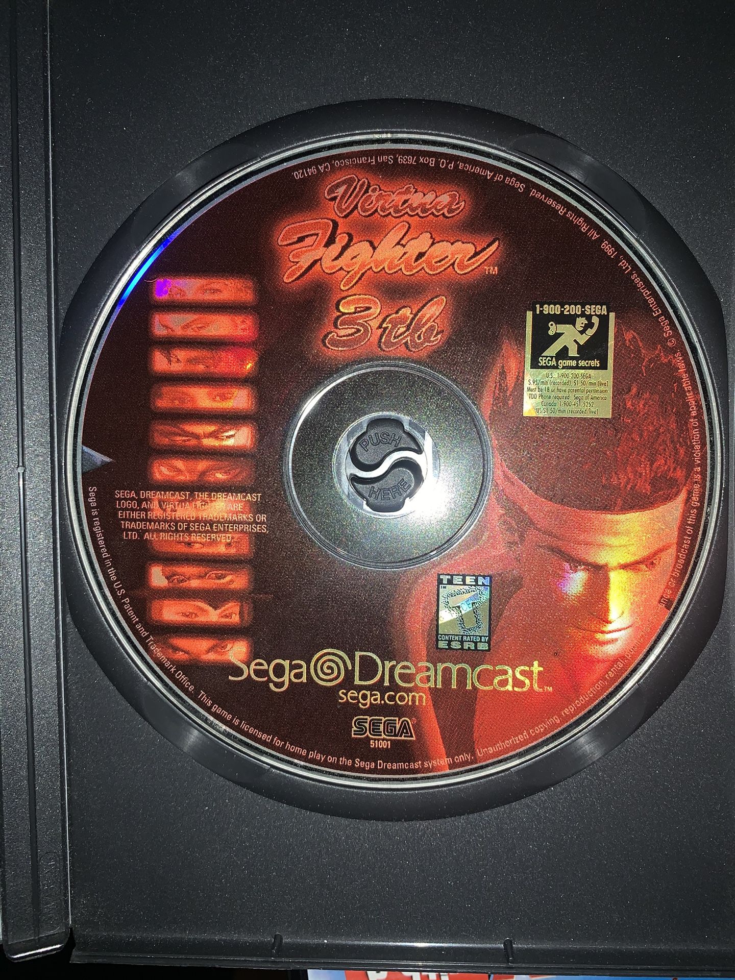Virtua Fighter 3tb Sega Dreamcast Disc Only
