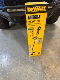 Brand new Dewalt 14” folding string trimmer