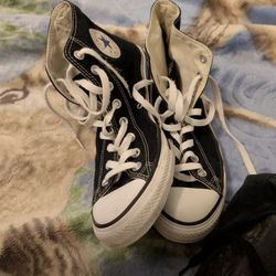 Converse, Black And White , 9.5 