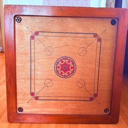 Heavy Wooden Carrom Board – 2 Ft Size – Excellent Condition