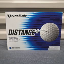 Taylormade Distance + Plus Golf Balls 12pk