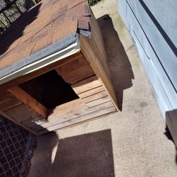 Wooden Doghouse