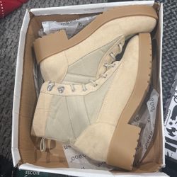 Tan Boots Size 8