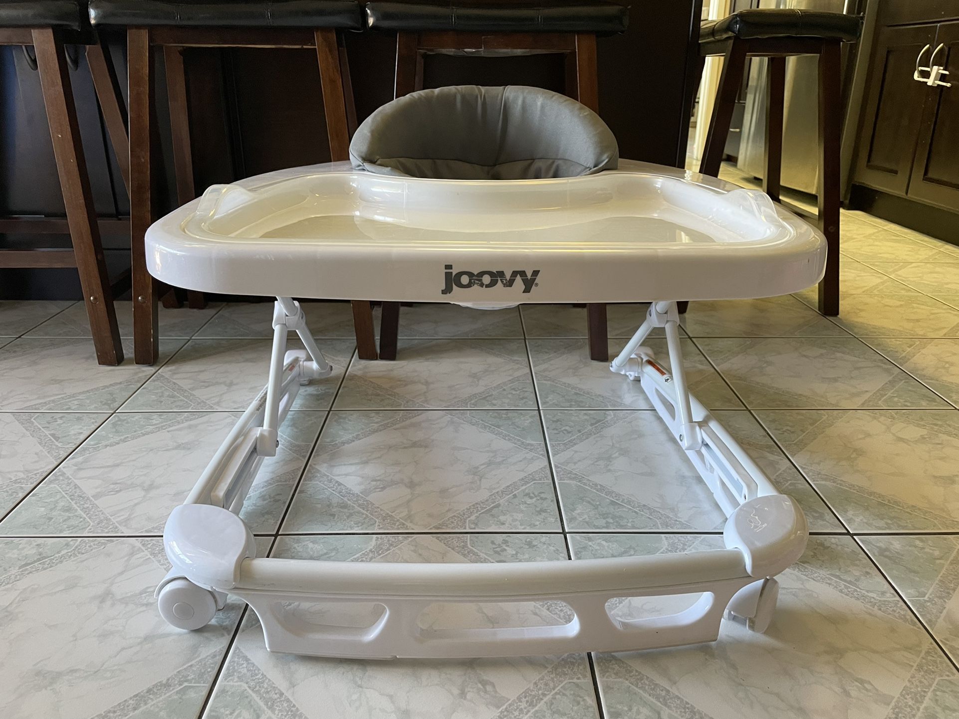 Joovy Spoon Walker, Adjustable Baby Walker, Activity Center, Charcoal