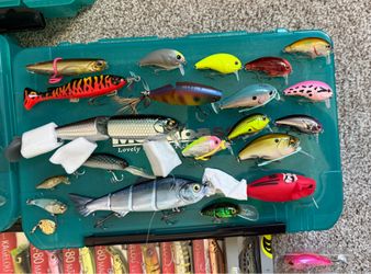 Huge Japanese Lure and Soft Plastic Lot – POPX, XPOD, Megadog-X + over 150 Lures, Boxes & Pouches