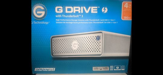 G-Drive 4TB External Hard Drive Never Been Used In box