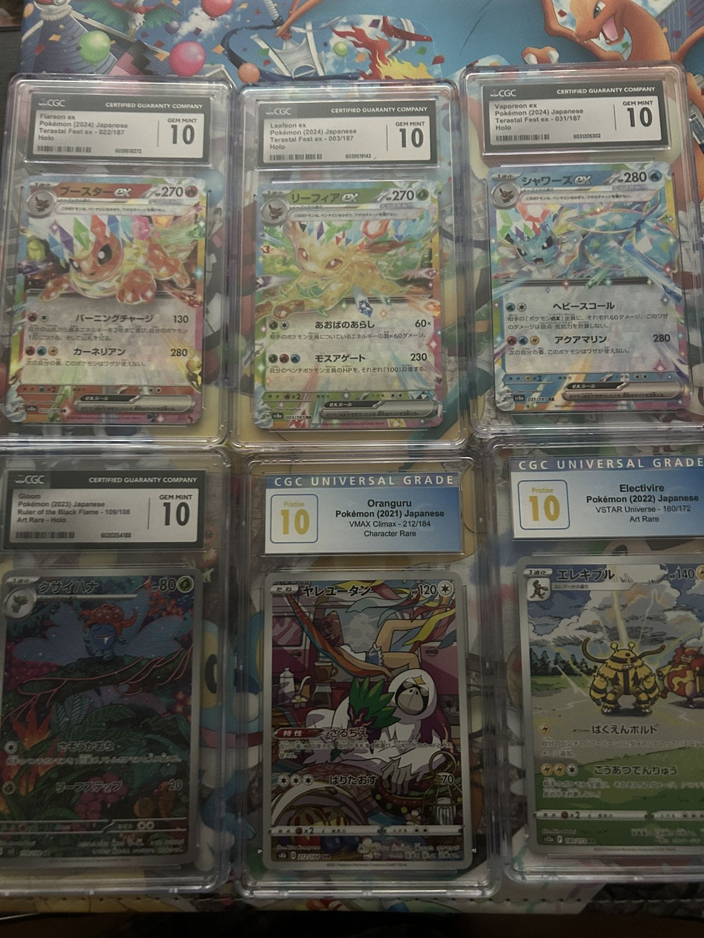 Pokemon cgc Slabs