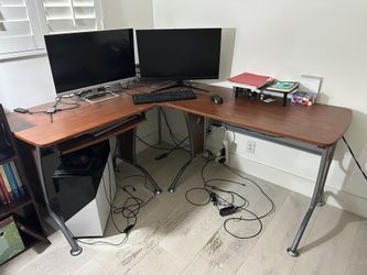 Desk, Cube Shelf
