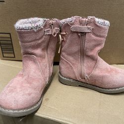 Pink Toddler Boots 7