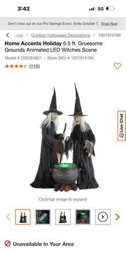 Witches scene 6.5ft