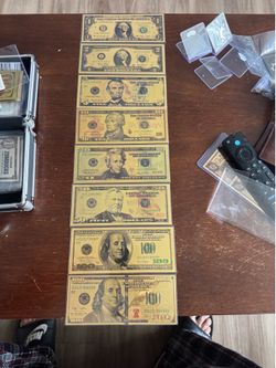 Introduced different items collected for sale