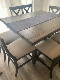 Tristan 9-piece Counter-Height Dining Table Set