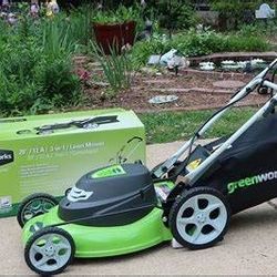 Greenworks 12-Amp 20-in Corded Lawn Mower