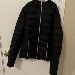 Women’s Black Tommy Hilfiger Coat (XS)