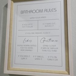 FRAME DECOR FOR BATHROOM