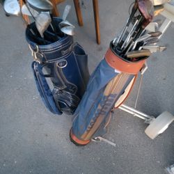 Golf Bags And Clubs