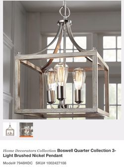 Boswell 3 light sales pendant