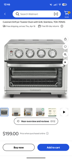 All new air fryer+oven