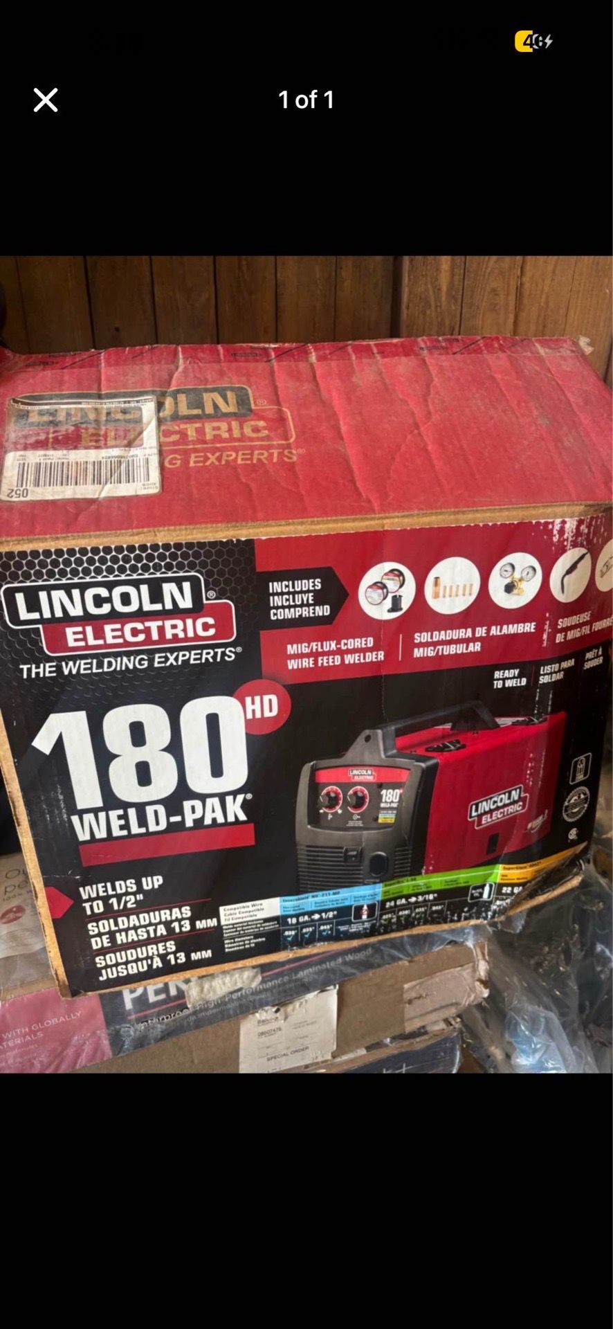 Lincoln electric 180weld oak