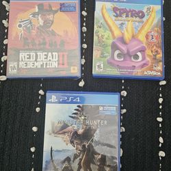 P S 4 games $10 each