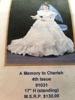 Brand New Bride Doll in Box 17 inch high Ashton Drake