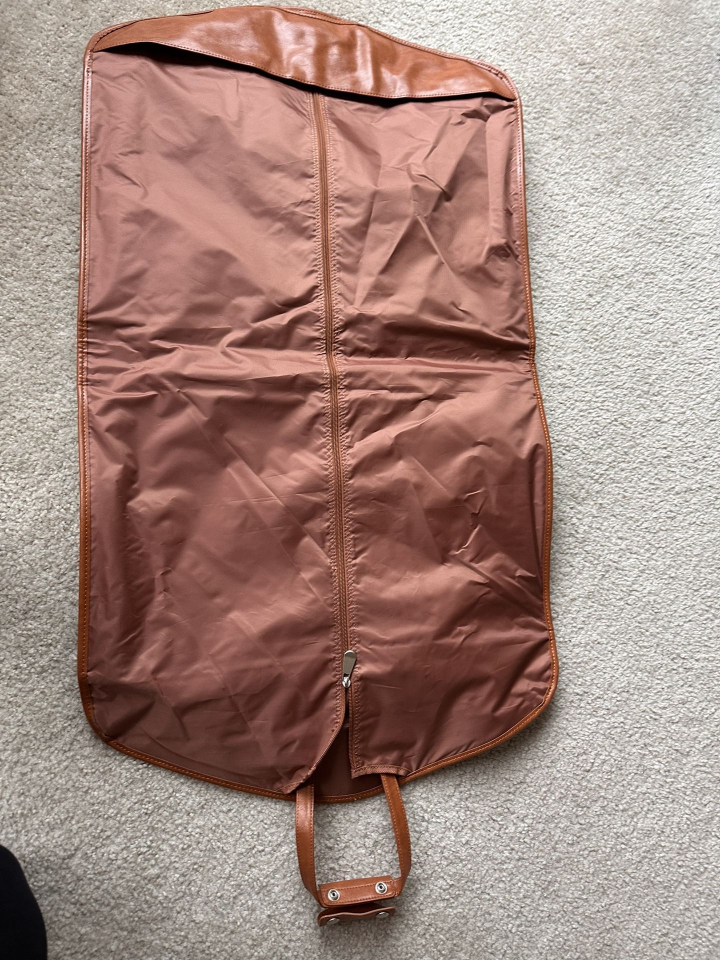 Garment Travel Bag Leather New