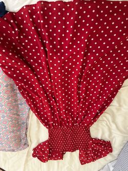 Moving Sale by 8/31/26: red polka dot dress