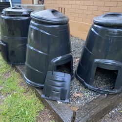 Three Compost Bins 