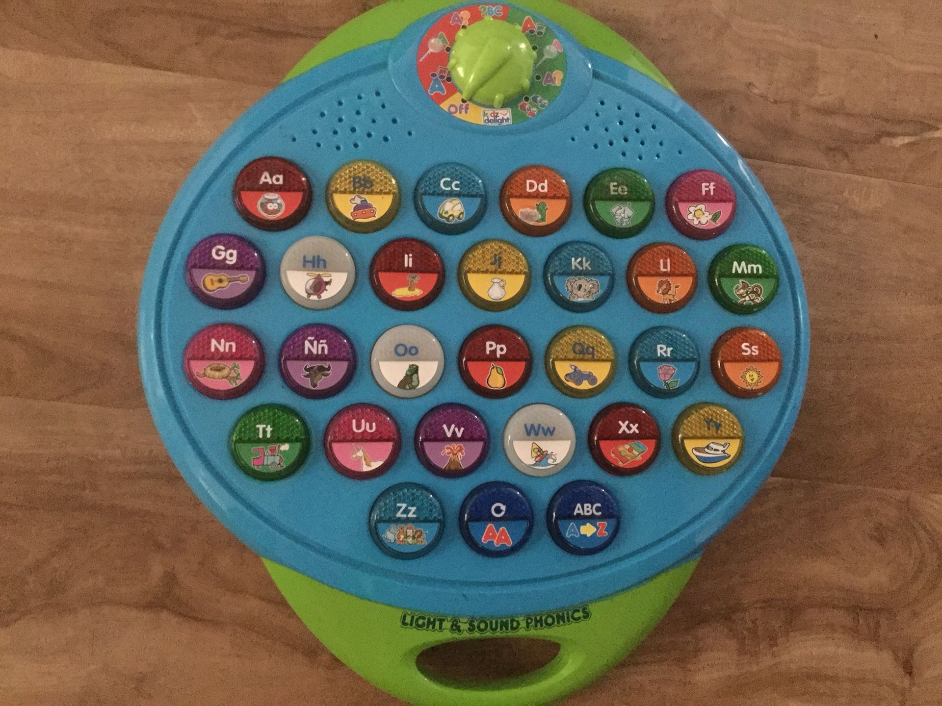 Kidz Delight Light & Sound Phonics Kids English/Spanish Electronic Learning Toy
