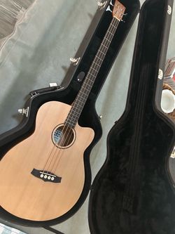 Bass guitar acoustic electric
