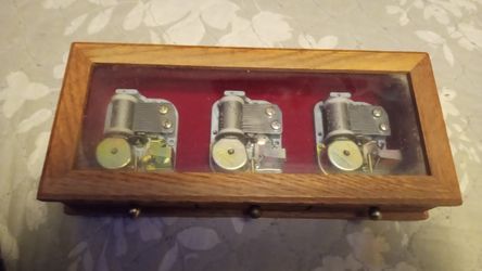 Rare Wooden Music Box