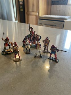 2005, 2006, & 2007 King and country limited 1776 American revolution series toy figurines