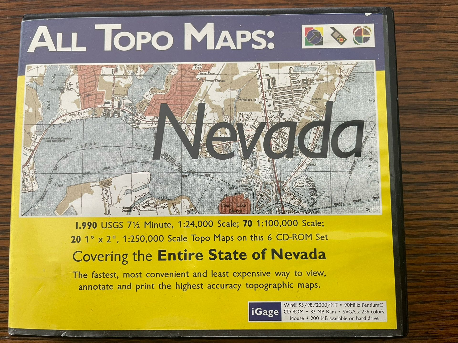 IGage All Topo Maps For Nevada