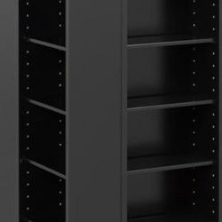 Rotating CD, DVD or VHS holder.