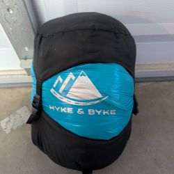 Hyke & Byke Quandary 15°F Cold Weather Mummy Hiking & Backpacking Sleeping Bag