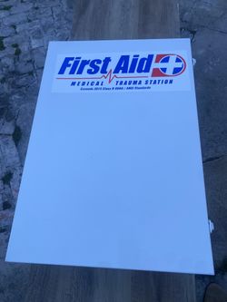Bran New Metal Box First Aid Kit