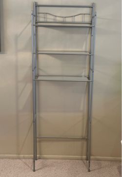 Metal Over the Toilet Storage Shelf, 3 Tier Bathroom Shelf Organizer for Toiletries Towels and Toilet Paper