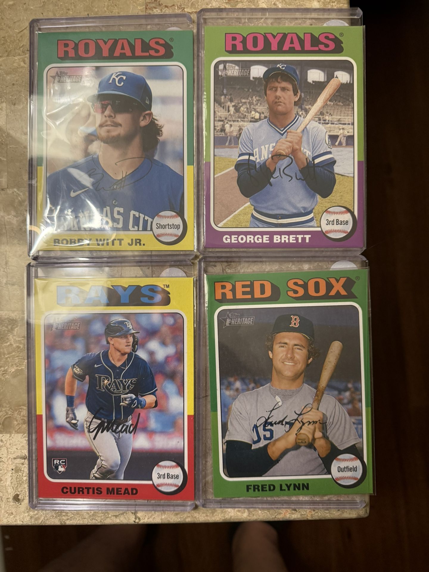 Topps Heritage Oversized Cards 