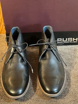 New in Box Gordon Rush Duke Black Leather Chukka Dress Boots Men's Size 11