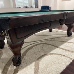 Custom Gators Pool Table By American Heritage Like New! Delivery AND Set Up INCLUDED 