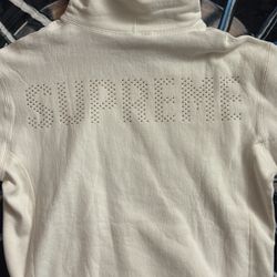 Supreme White Hoodie