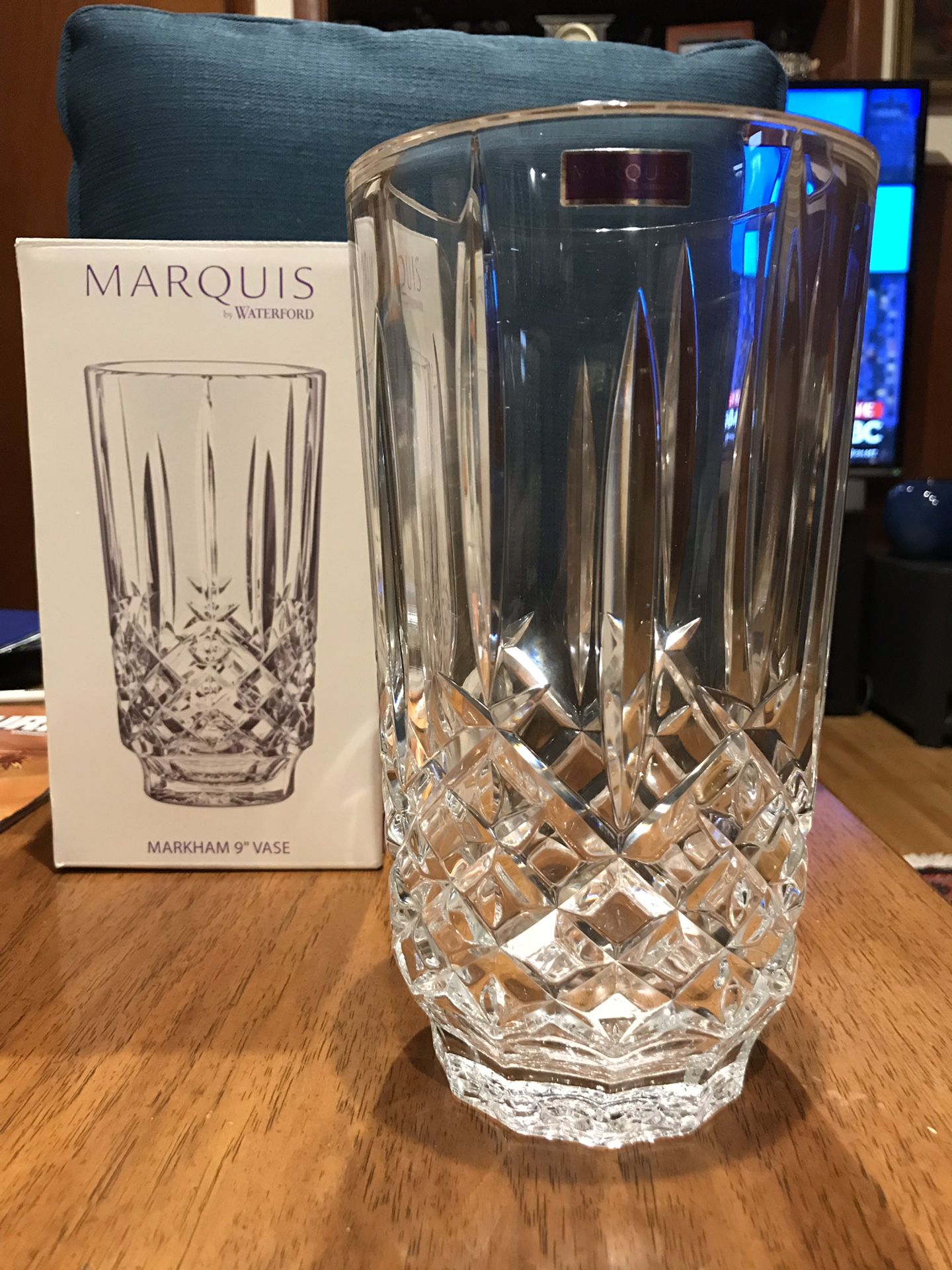 Waterford Marquis Markham 9”vase brand new