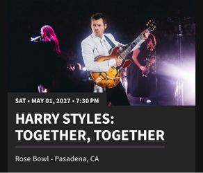 Harry Styles: Together, Together Rose Bowl - Pasadena, CA 05/01/27 - 7:30 PM