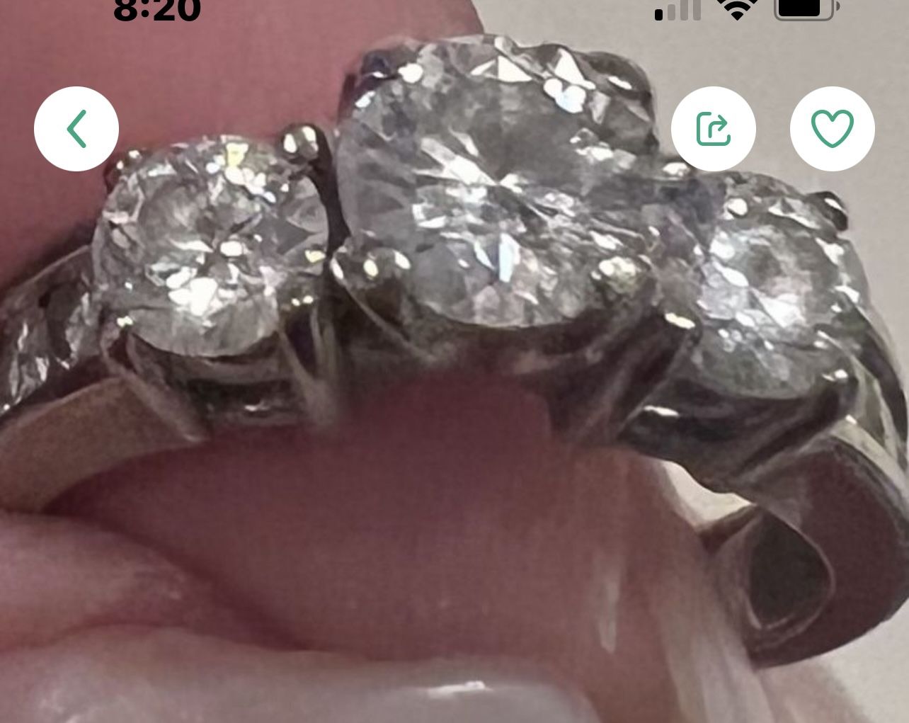 Amazing diamond engagement or wedding ring -ITS A DEAL