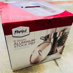 Parini Aluminum 8 Quart Stock Pot