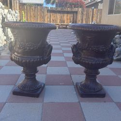 New Flower Pots Made Out Of Cement Perfect Gift 🎁 