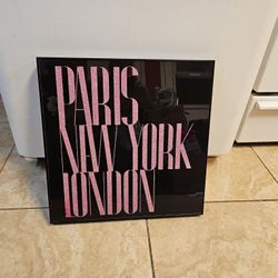 PARIS ,NEW YORK ,LONDON FRAMED PICTURE