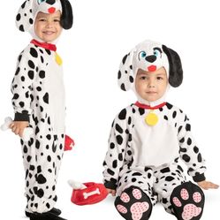 Spooktacular Creations Halloween Baby Animal Costume, Dalmatian Costume Toddler Kids for Halloween Puppy Dress Up Party