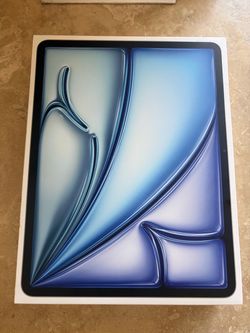 iPad Air 13 inch M4 128GB Blue 1 year warranty